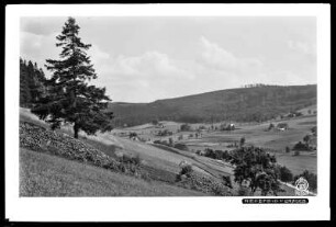 Blick auf Rehefeld im Erzgebirge