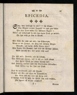 27-39, Epicedia.