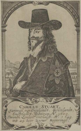 Bildnis des Carolus Stuart, König von England