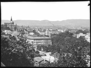 Teplitz-Schönau. Blick auf die Stadt