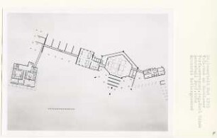 Volksbad am Insulaner, Berlin-Schöneberg (Diplomarbeit bei Karl Wilhelm Ochs): Grundriss Kellergeschoss