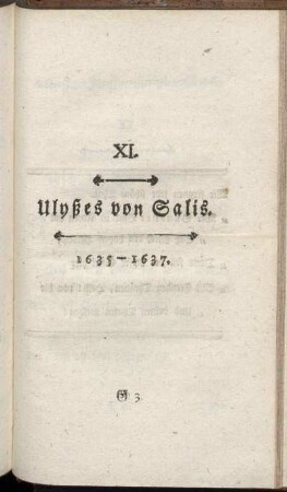 XI. Ulyßes von Salis.