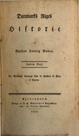 Danmarks Riges Historie, 2. Fra Waldemar Atterdags Død til Christian II. Flugt af Rigerne