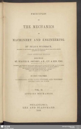 Vol. 2: Applied mechanics