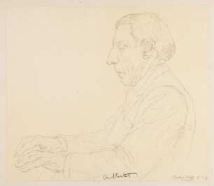 Wolff, Sophie: Porträt Alfred Cortot