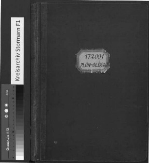 Herdbuch Kühe: Kreise Plön, Oldenburg: Nr. 172.001-173.000