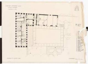 Schloss Sennfeld, Adelsheim: Grundriss EG 1:100