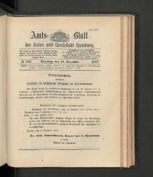 No. 312, 11. Dezember 1917