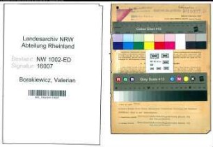 Entnazifizierung Valerian Borakiewicz, geb. 02.11.1888 (Lehrer)