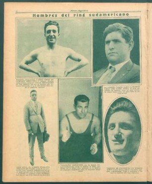 Hombres del ring sudamericano [Fotografías]