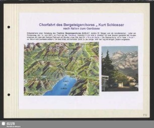 Chorfahrt des Bergsteigerchores "Kurt Schlosser" nach Italien zum Gardasee