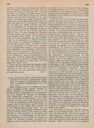 249-251 [Rezension] Volkelt, Johannes, Gewissheit und Wahrheit
