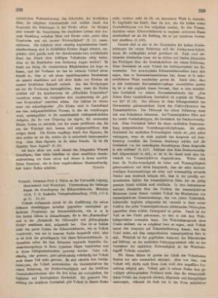 249-251 [Rezension] Volkelt, Johannes, Gewissheit und Wahrheit