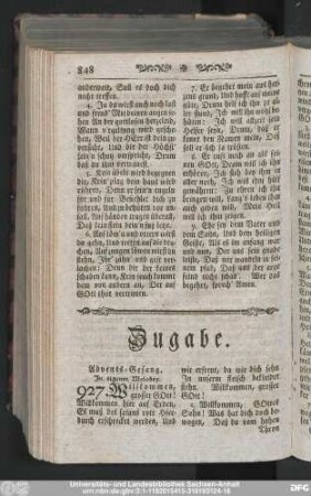 Zugabe.