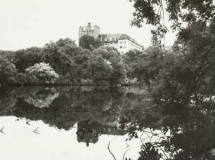 Schloss Ballenstedt : Ballenstedt, Schloss, Blick von Westen über den Schloßteich