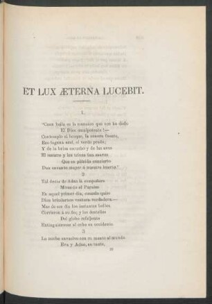 Et lux æterna lucebit.