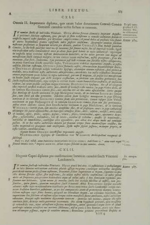 CXLII. Hugonis Capeti diploma pro confirmatione bonorum coenobii sancti Vincentii Laudunensis.