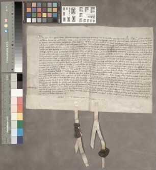 Dalheim: Aufnahme Adams von Tryber und seiner Frau Gelen in die Bruderschaft und Memoria des Klosters Dalheim (Dalen)
