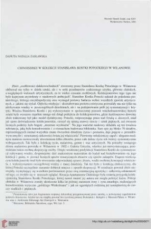 25: Chinoiseries w kolekcji Stanisława Kostki Potockiego w Wilanowie