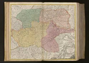 Archiducatus Austriae Inferioris In omnes suas Quadrantes Ditiones divisi Nova et exacta Tabula
