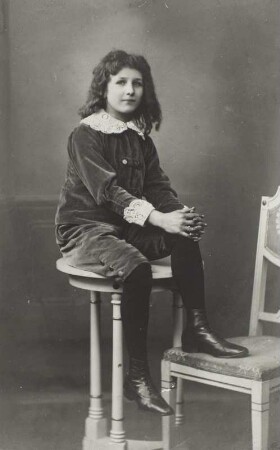Hilde Lange als Cedric Errol in "Der kleine Lord" nach Frances Eliza Burnett. Zeitz: Landestheater Altenburg, 24.02.1911