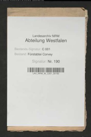Verzeichnis der Stände des niederrheinisch-westfälischen Kreises