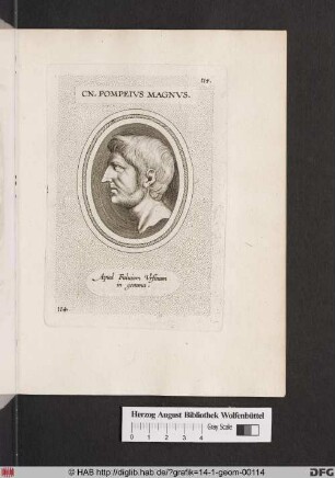 Porträt des Pompeius Magnus.