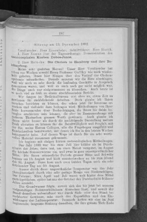 Sitzung am 18. December 1892.
