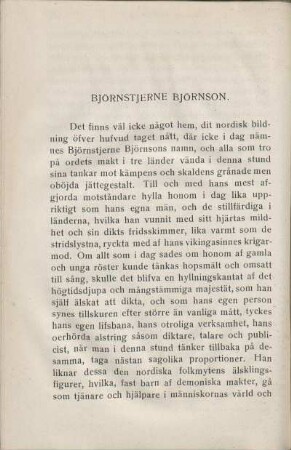 Björnstjerne Björnson.