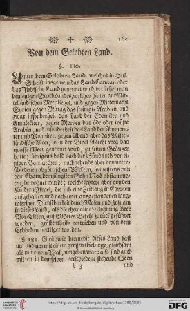 Von dem Gelobten Land