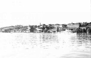 Meersburg: Blick vom See auf Meersburg, Gesamtansicht