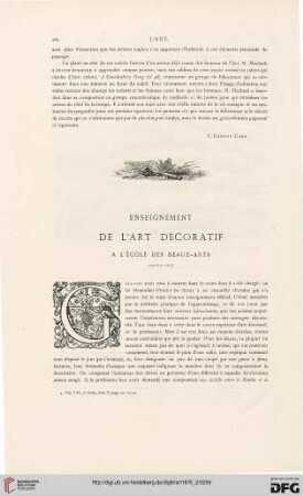 2: Enseignement de l'art décoratif à l'École des Beaux-Arts, [3]