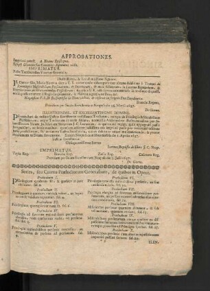 Approbationes.