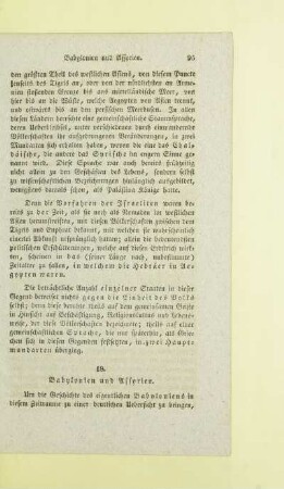 18. Babylonien und Assyrien