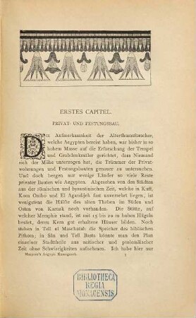 Aegyptische Kunstgeschichte