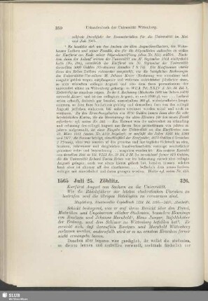 326. 1565, Juli 25. Zöblitz