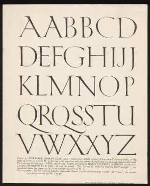 Plate 9. Pen-made Roman Capitals