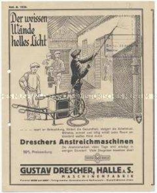 Dreschers Anstreichmaschinen