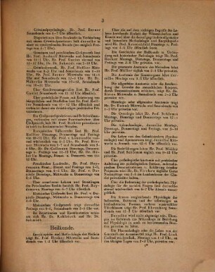 Verzeichnis der Vorlesungen. 1848/49, WH