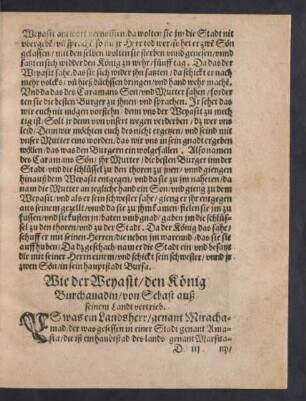 Wie der Weyasit/ den König Burchanadin/ von Sebast auß seinem Landt vertrieb.