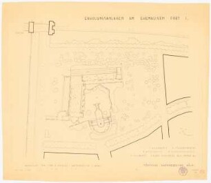 Erholungsanlagen am ehemaligen Fort I, Köln: Grundriss 1:500