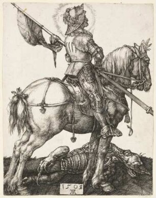 Der heilige Georg zu Pferd