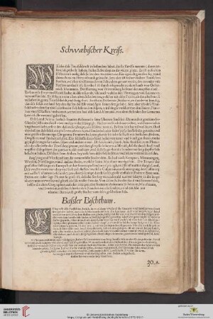 Schwæbischer Kreiss / Bassler Bischthum