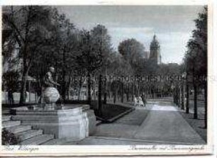 Die Brunnenallee in Bad Wildungen