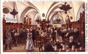 Der Thüringer Hof in Leipzig: die Luther-Stube im Thüringer Hofe