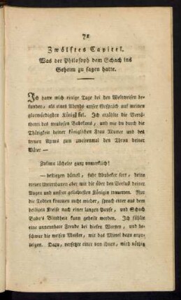 Zwölftes Capitel.