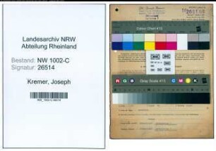 Entnazifizierung Joseph Kremer, geb. 17.12.1900 (Kaufmann)