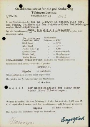 Nägele, Anna, geb. Köpf