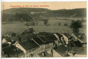 Frankenberg. mit Blick auf Schloss Sachsenburg