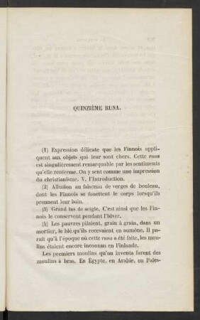 Quinzième Runa.